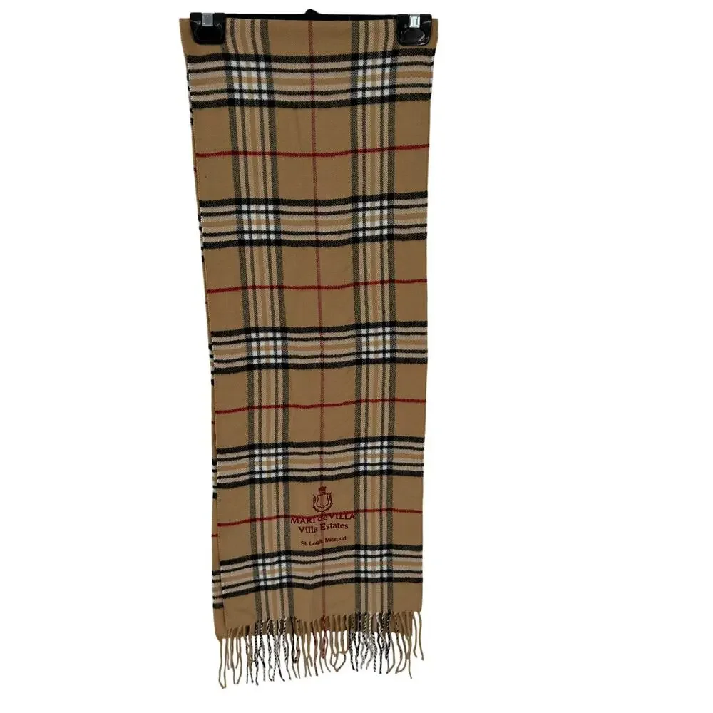 Cashmere Plaid‎ Scarf, Made in Scotland - Unisex Design